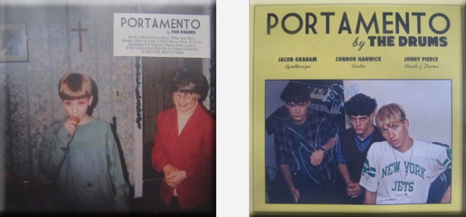 PORTADA Y CONTRAPORTADA DE “PORTAMENTO” (2011),  SU SEGUNDO ÁLBUM            AUTOGRAFIADO POR JACOB GRAHAM.  (FOTOS: FERNANDO RIVERA RODRÍGUEZ). 
