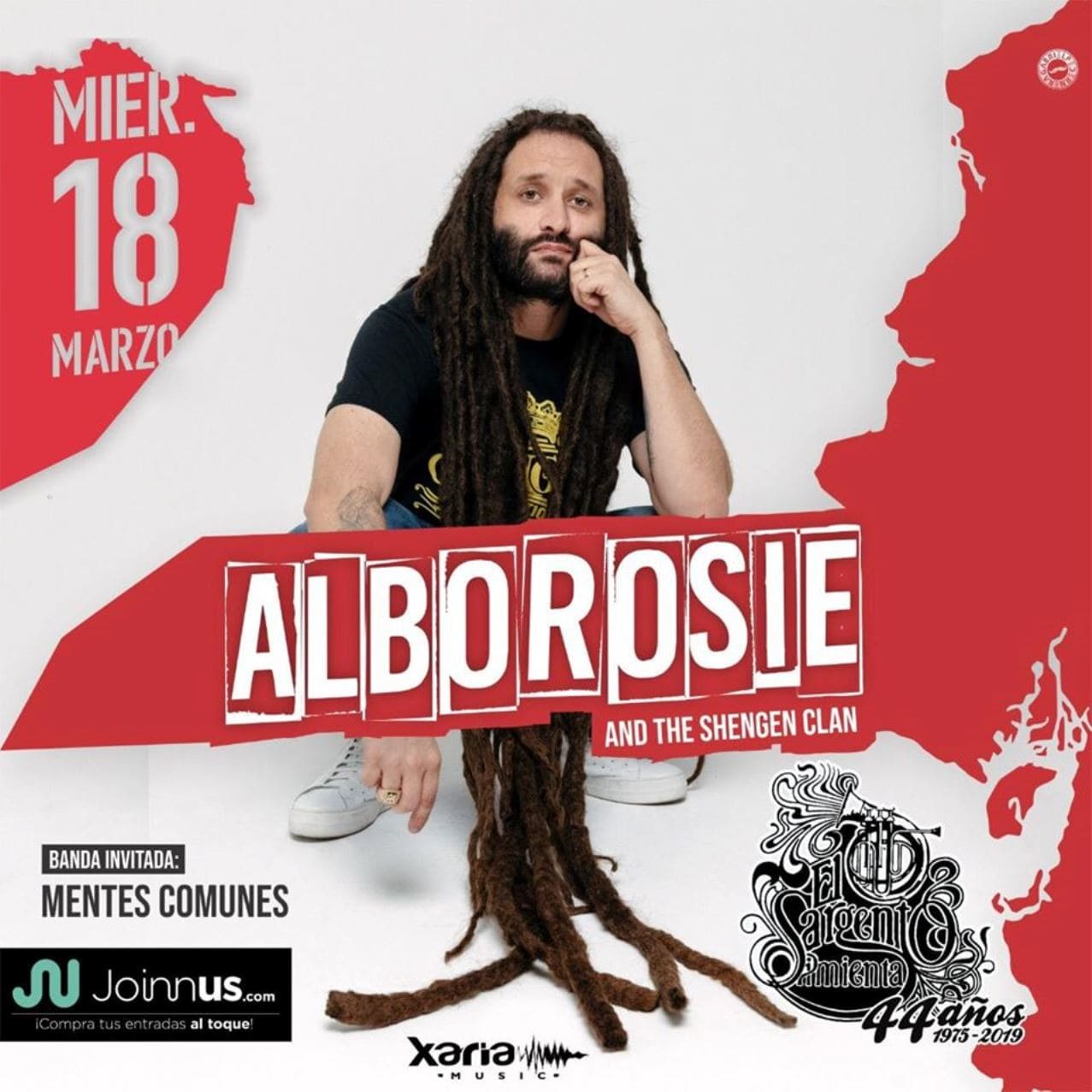 Alborosie. Flyer Lima 2020