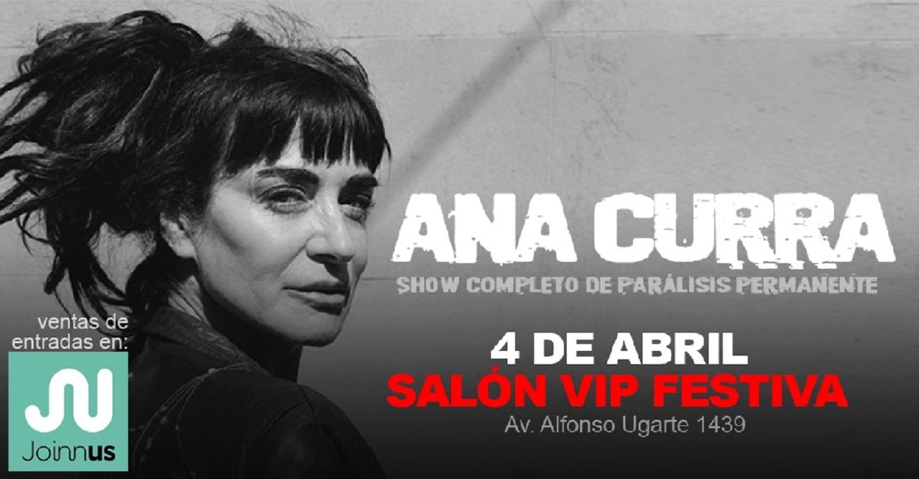 Ana Curra en Lima. Flyer oficial. 