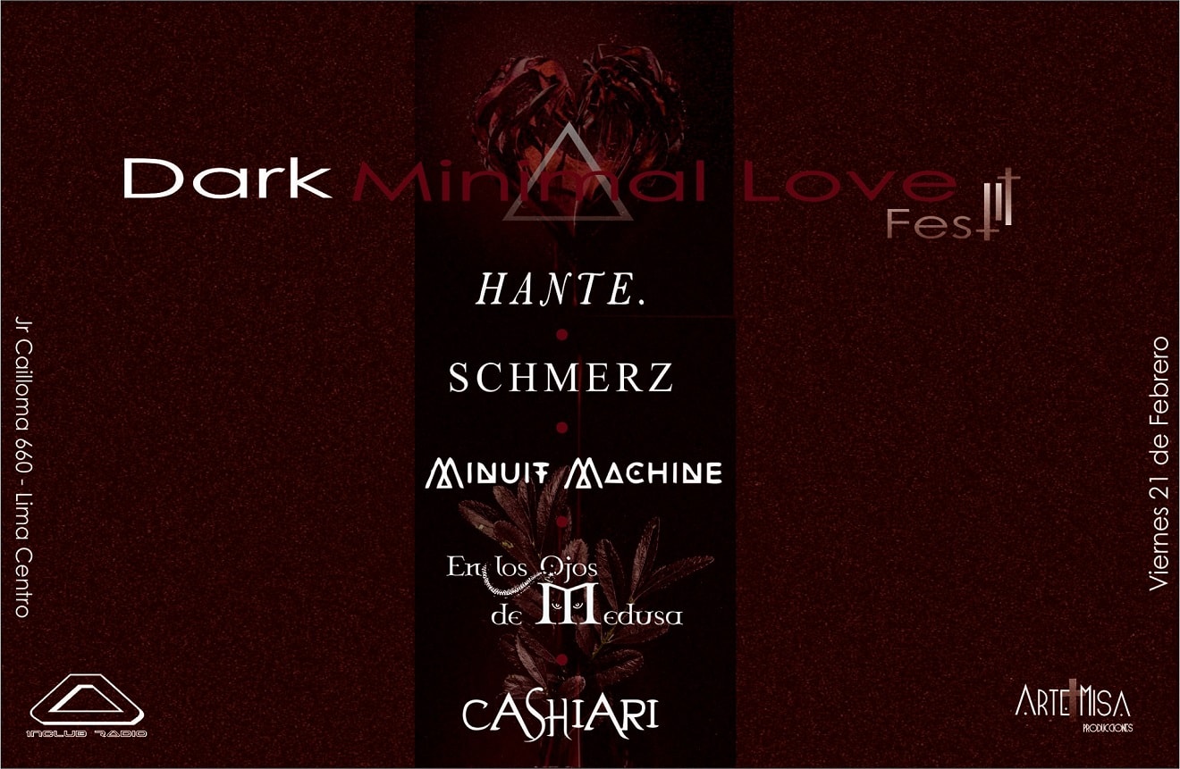 Dark Minimal Love Fest III. Flyer oficial