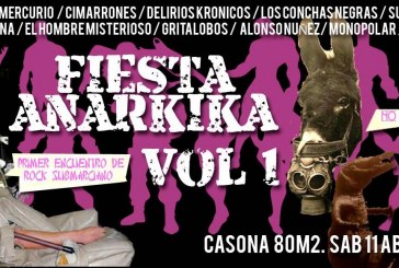 Fiesta Anarkika Vol. 1 el 11/04 en Galeria 80m2