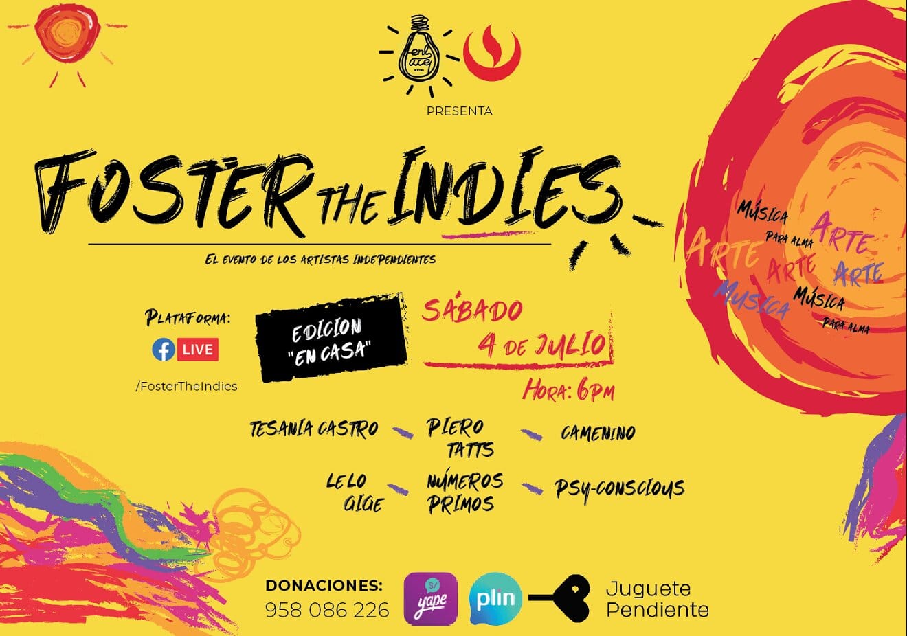 Foster the Indies. Flyer