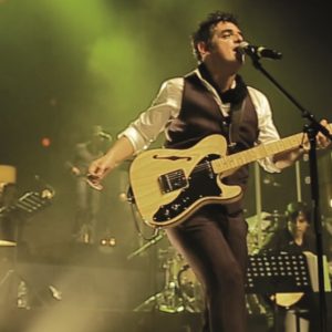 Pelo Madueño presenta video en concierto de Mala Sangre