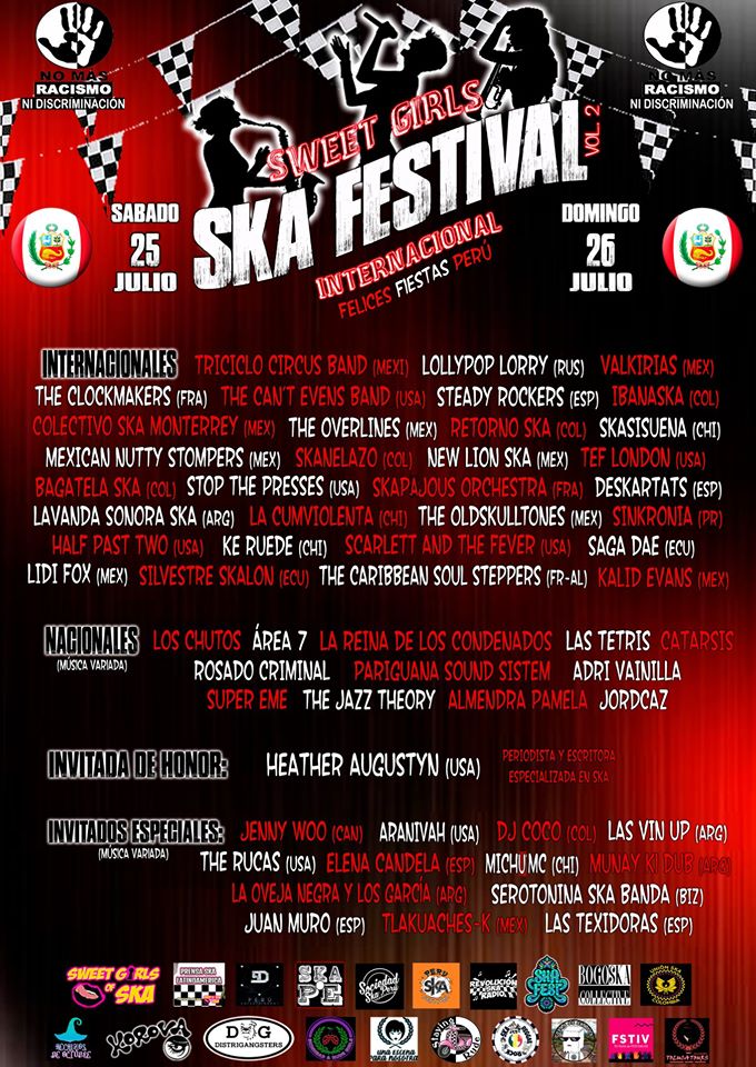 Sweet Girls SKA Festival Internacional- Vol2. Flyer