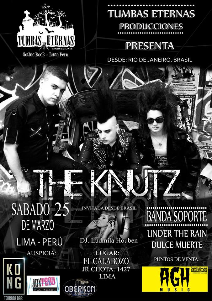 The Knutz, poster concierto Lima